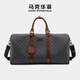 馬克華菲（MARK FAIRWHALE）男士商務(wù)通勤時(shí)尚印花旅行包大容量短途出差行李袋運動(dòng)健身手提包