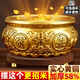 友顏堂聚寶盆純黃銅八方來財風(fēng)水招財擺件鎮(zhèn)宅辦公室店鋪開業(yè)客廳大號 90%選擇【純黃銅約17cm】配高檔黑胡桃木底座
