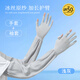 啄木鳥(niǎo)冰絲防曬手套女長(zhǎng)款開(kāi)車(chē)護(hù)臂袖套防紫外線(xiàn)夏季薄運(yùn)動(dòng)騎行寬松防滑 淺灰【原紗加長(zhǎng)加大寬松防滑】 均碼