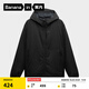 蕉內【王一博同款】熱皮502++男士防風(fēng)舒格絨連帽軟殼機能外套秋冬 黑色 L