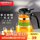金灶（KAMJOVE）玻璃茶壺飄逸杯 泡茶壺茶道杯 花茶壺紅茶泡茶器茶水分離杯TP-757 單茶壺700ml