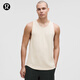 lululemon丨License to Train 男士運動(dòng)背心 LM1280S 雜色淺象牙白 S