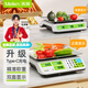 Meilen賣(mài)菜電子秤商用擺攤臺(tái)秤小型克秤高精度30kg電子稱(chēng)食物家用公斤秤