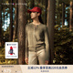 TOMMY HILFIGER【復古絞花】秋冬女裝純棉肌理感圓領(lǐng)打底衫開(kāi)衫針織衫毛衣 【撞色絞花開(kāi)襟】-  軍綠色RBN M （推薦：110-120斤）