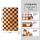 千可創(chuàng  )意棋盤(pán)格菜板家用砧板水果實(shí)木質(zhì)案板馬賽克切菜板廚房輔食粘板 大號（41*28*2.5CM） 方形