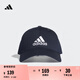 adidas經(jīng)典舒適運(yùn)動遮陽棒球帽子男女阿迪達(dá)斯官方   傳奇墨水藍(lán)/白   OSFM