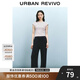 UR2025秋季新款女裝時(shí)尚百搭純色修身圓領(lǐng)短袖T恤UWB450008 裸粉 M