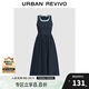 UR2025夏季新款女裝拼接假兩件撞色無袖連衣裙UWM750057
