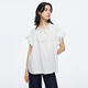 moussy 2025夏季新品法式浪漫風(fēng)優(yōu)雅飛飛袖寬松襯衫028ISA30-4101 010白色 均碼