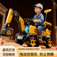 星帕兒童玩具挖掘機可坐人可騎挖土機玩具車(chē)男孩電動(dòng)遙控車(chē)挖機禮物 全電【電臂+推桿+故事音樂(lè )】