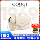 COOGI包包女款2025年輕奢品牌小香風(fēng)女包七夕情人節(jié)生日禮物送女友老婆 米白色WHITE(精美禮盒+防塵袋)