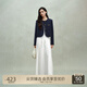 歐時(shí)力OCHIRLY 粗花呢小香風(fēng)短外套女高級(jí)感氣質(zhì)2025年夏季新款 普魯士藍(lán) S
