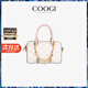 COOGI包包女款2025年品牌輕奢侈女士包包生日七夕情人節(jié)禮物送女友老婆 桃粉色