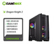 游戲帝國（GAMEMAX）龍騎士2-電競游戲整機大機箱11硬盤位/熱插拔/標配5風扇/三個光驅(qū)位 黑色