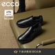 愛步（ECCO）樂(lè)福鞋男 百搭增高牛皮休閑皮鞋 雅仕男鞋系列207144 黑色41