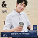 杰克·瓊斯（JACK&JONES）25年春夏季易打理商務(wù)休閑零壓短袖襯衫男士免燙半袖純色襯衣男裝 C42巖灰色 XL