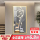 戀之屋玄關(guān)裝飾畫(huà)帶燈輕奢走廊過(guò)道LED燈光畫(huà)壁畫(huà)入戶玄關(guān)墻畫(huà)掛畫(huà) 福祿祥魚(yú) C 80* 160cm(LED燈畫(huà)/遙控插電款)