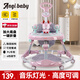 ANGI BABY嬰兒學(xué)步車多功能防側(cè)翻6/7-18個月嬰幼兒學(xué)走路男女孩可坐助步車