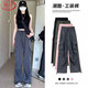 浪莎工裝褲女夏季2025新款美式高腰冰絲速干休閑褲薄款戶外登山?jīng)_鋒褲