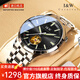 I&W CARNIVAL HWGUOJI瑞士品牌手表男機(jī)械表指揮官系列男表全自動機(jī)械手表夜光男士手表 本色黑面|進(jìn)口機(jī)芯|禮盒包裝