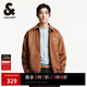 杰克·瓊斯（JACK&JONES） 秋冬潮仿麂皮絨面料親膚燈芯絨翻領(lǐng)領(lǐng)型夾克外套棉服224309017