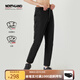 諾詩(shī)蘭（NORTHLAND）軟殼褲男女防潑防油污戶(hù)外防風(fēng)磨毛保暖登山徒步長(cháng)褲 純黑色-女 170