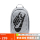 耐克（NIKE）男女雙肩包背包 大容量旅行包電腦書包休閑包DV1296-012 灰色