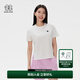 KOLON SPORT/可隆T恤 女子戶外運(yùn)動圓領(lǐng)接觸涼感下擺開叉短袖上衣 LKRT5MT578-IV 象牙白 S 160/84A