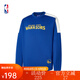 NBA官方球場生活系列男女同款長袖T恤(湖人/勇士） 藏青(金州勇士) XL
