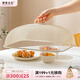 摩登主婦菜蓋罩2025新款家用剩菜罩子食物罩菜神器餐桌飯菜遮塵罩 長方形 奶油白