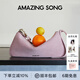 Amazing Song乙頌女包慕斯包牛仔小號韓版ins風(fēng)單肩斜挎包小眾百搭手提包女 牛仔粉