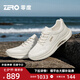 零度Zero男鞋2025春夏新款足弓支撐緩震舒適輕盈軟底休閑運(yùn)動鞋戶外鞋 米色 40