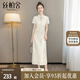 絲柏舍立領(lǐng)旗袍裙2025夏裝新款女裝新中式國風(fēng)中長款連衣裙