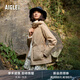 AIGLE艾高女士外套沖鋒衣功能面料GORE-TEX防風(fēng)防雨透汽 杻藤杏色 BE003 40 L(170/92A)