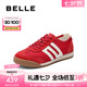 百麗（Belle）小輕甘2.0透氣休閑鞋女2025夏新商場同款舒適德訓(xùn)鞋D3W1DBM5 紅色 38 (240mm)