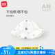 麥拉貝拉（MOLO BALO）嬰兒帽子夏季新款寶寶可愛超萌卡通漁夫帽外出遮陽帽 白色 S