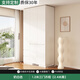 實(shí)木奶油風(fēng)衣柜小戶(hù)型家用臥室現代簡(jiǎn)約可定制鋁合金免拉手衣帽柜 #120*60*240+頂-主柜【實(shí)木】 送貨入戶(hù)+【師傅包安裝+加深60cm】暖白