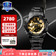 卡西歐（CASIO）G-SHOCK小鋼炮金屬表殼防震防水自動(dòng)LED運動(dòng)男士女士手表一對表 GM-110BD-1A9PR