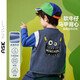 ASK JUNIOR男童馬甲秋裝小童卡通字母印花兒童馬甲外套 藍(lán)色 100