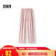 森馬（Semir）森柔牛仔|牛仔褲女松緊腰垂感褲2025夏季涼感闊腿褲109325124005