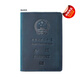 薇緹莉（Weiltili）護照夾證件夾牛皮復古登機卡皮夾卡包護照本套錢(qián)包證件包銀行卡 瘋馬泛藍(中國) 中國護照套