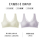 貓人內衣女學(xué)生初高中生少女背心青少年發(fā)育期運動(dòng)無(wú)痕大碼文胸罩薄款 薄荷綠+紫色【矯正胸型】 M 【34/75ABC 建議90-105斤】