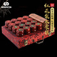 贏(yíng)八中國象棋實(shí)木大號象棋便攜棋盤(pán)成人兒童家用紅花梨木象棋禮盒套裝