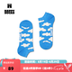 Happy Socksins潮流襪中筒夏日短襪福袋禮盒 藍天白云 1雙 均碼 36-40
