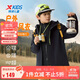 特步（XTEP）兒童童裝男童冬季搖粒絨外套防風(fēng)保暖風(fēng)衣 純正黑 170cm