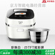 鈦古（Taigroo）鈦古 IC-B3501 IH微壓電飯煲電飯鍋家用多功能電飯鍋 珍珠白（TFT彩屏+不銹鋼內(nèi)膽） 3.3L