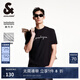 杰克·瓊斯（JACK&JONES）安心品質(zhì)25年男裝短袖t恤男士夏柔軟垂感絲滑莫代爾圓領(lǐng)高端半袖 E40黑色 常規(guī) XL