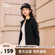 鴻星爾克衛(wèi)衣外套女夏季連帽開衫防風(fēng)百搭純色女款下直擺寬松上衣服
