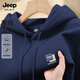 JEEP SPIRIT吉普衛衣男款連帽2025新款美式時(shí)尚潮流男士上衣寬松休閑外套男