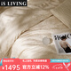 iS LIVING高檔蘭精天絲四件套進(jìn)口100支雙面萊賽爾夏季空調(diào)房裸睡床上用品 淺香檳-四件套 100支 1.8米 床單款 （被套220*240cm）